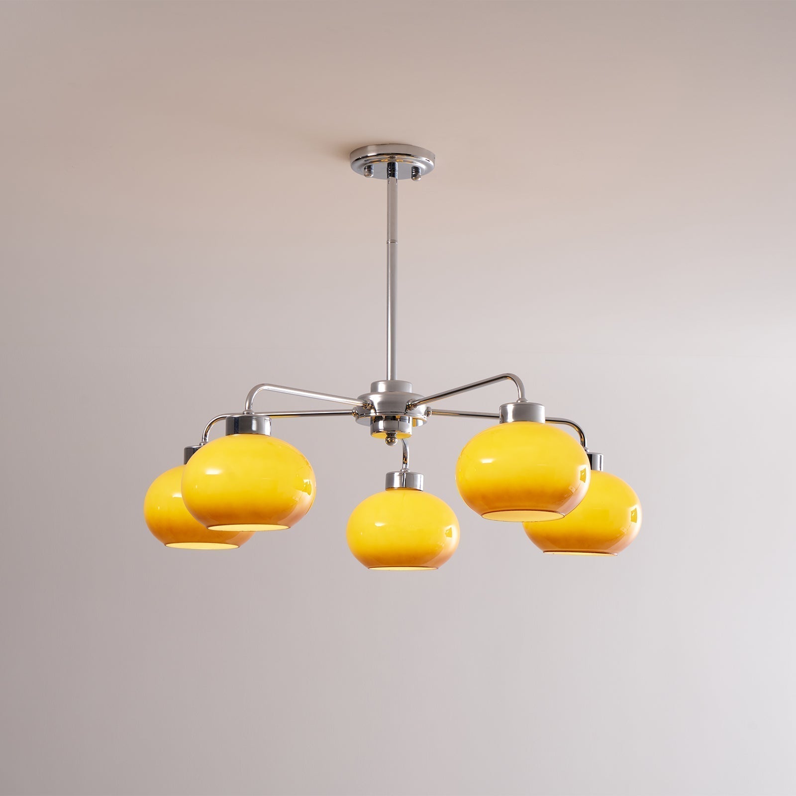 Oval Persimmon Chandelier - Lamp Outdoor