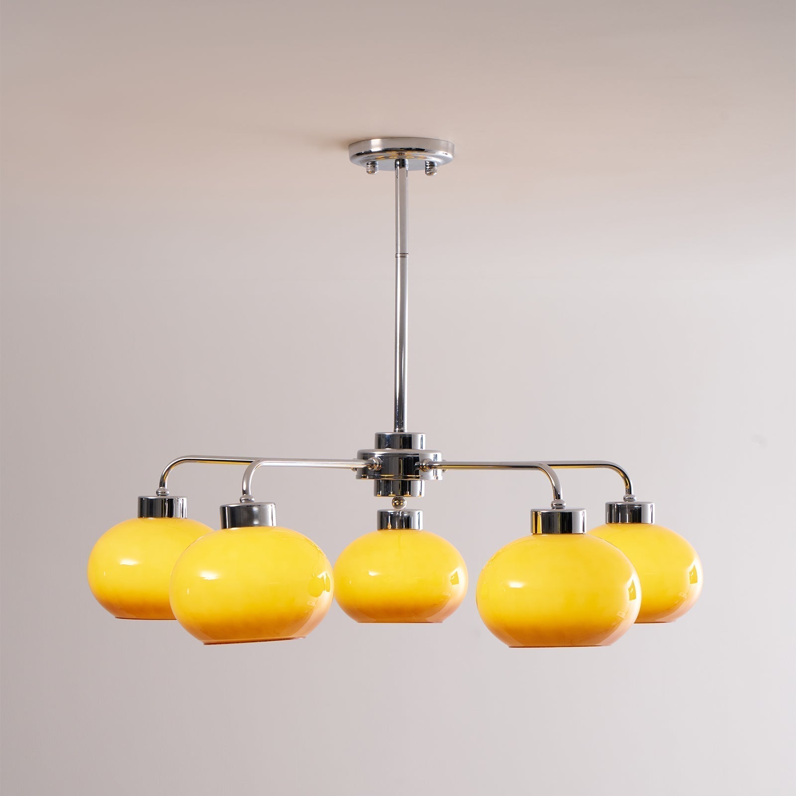 Oval Persimmon Chandelier - Lamp Outdoor