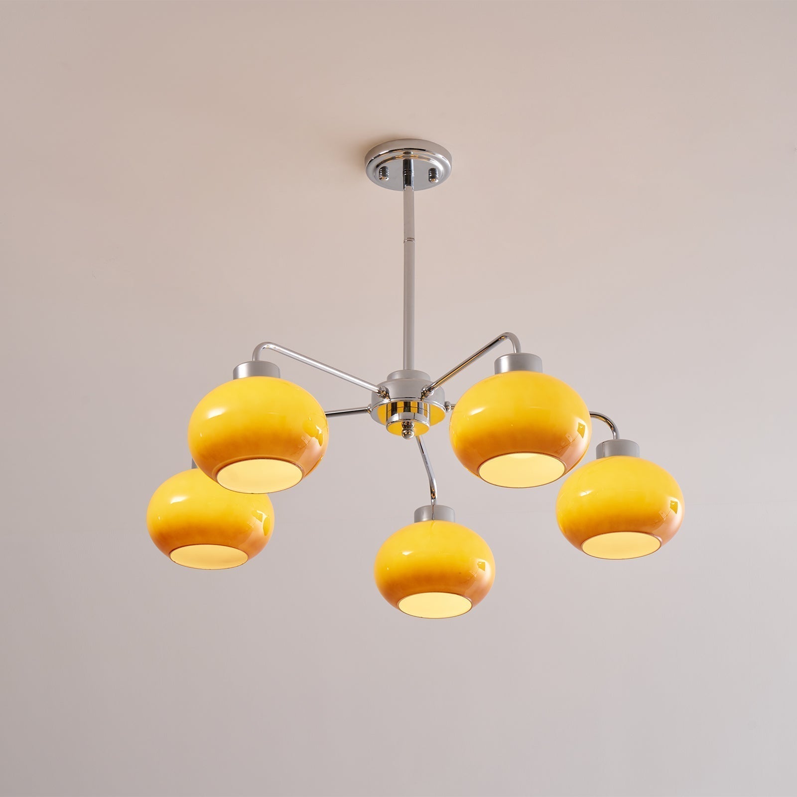 Oval Persimmon Chandelier - Lamp Outdoor