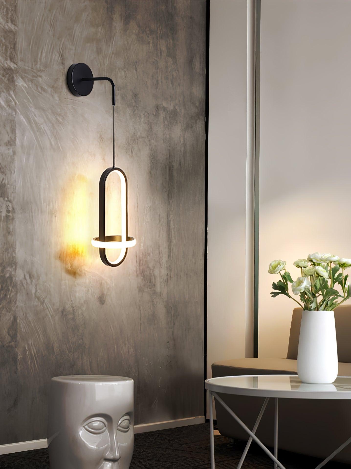 Oval Brass Wall Light - Lamp Outdoor