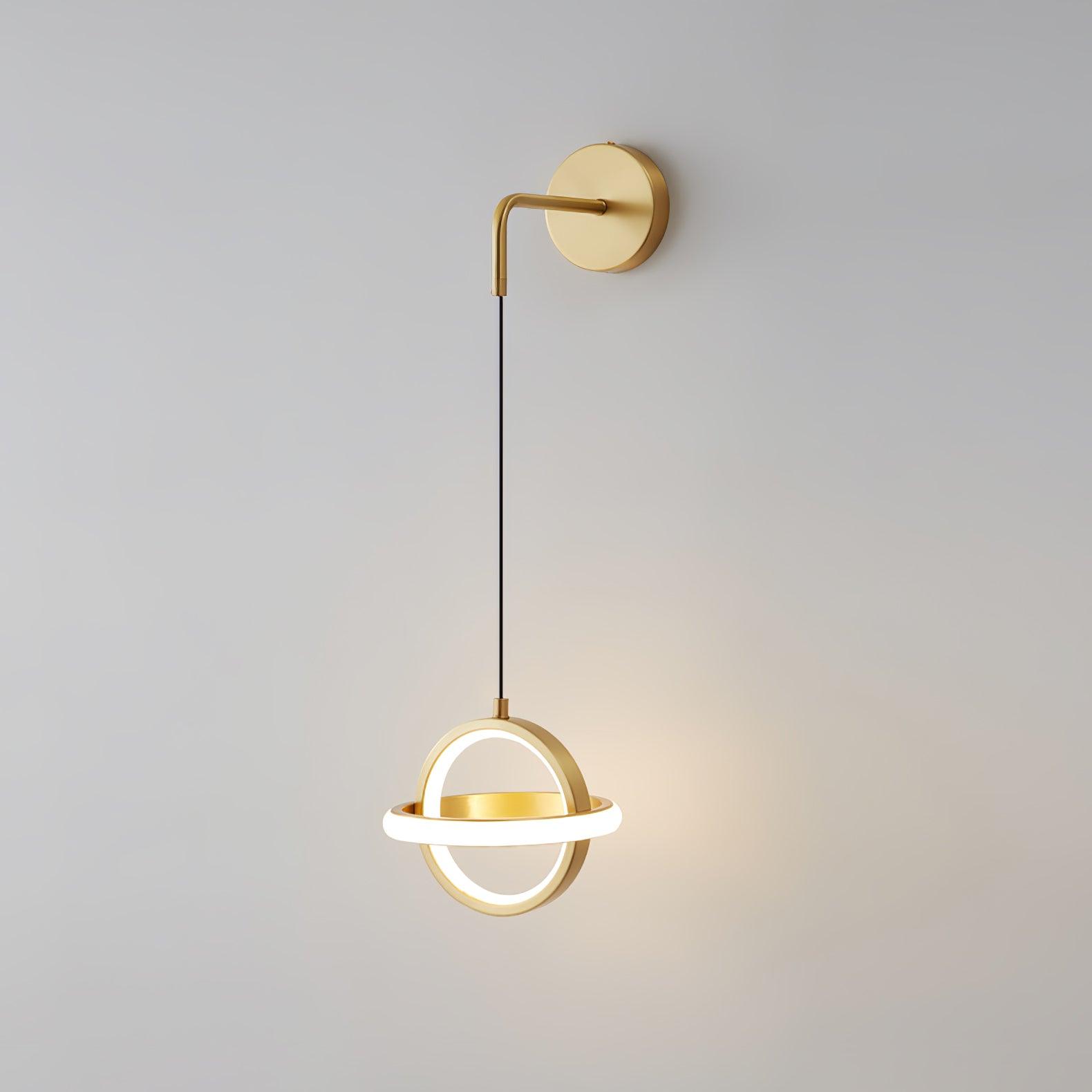 Oval Brass Wall Light - Lamp Outdoor