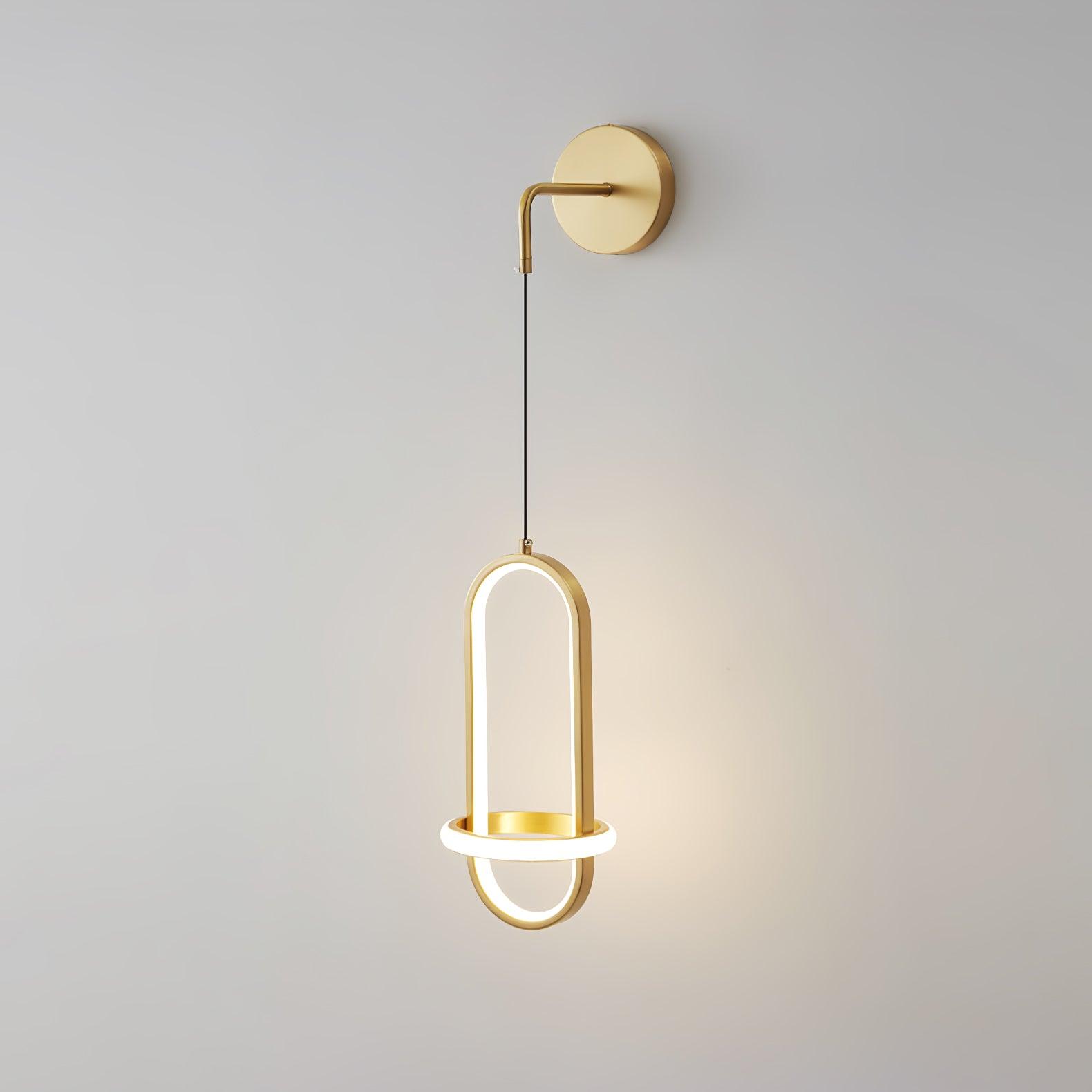 Oval Brass Wall Light - Lamp Outdoor