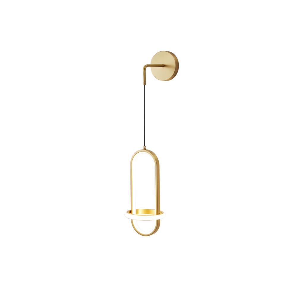 Oval Brass Wall Light - Lamp Outdoor