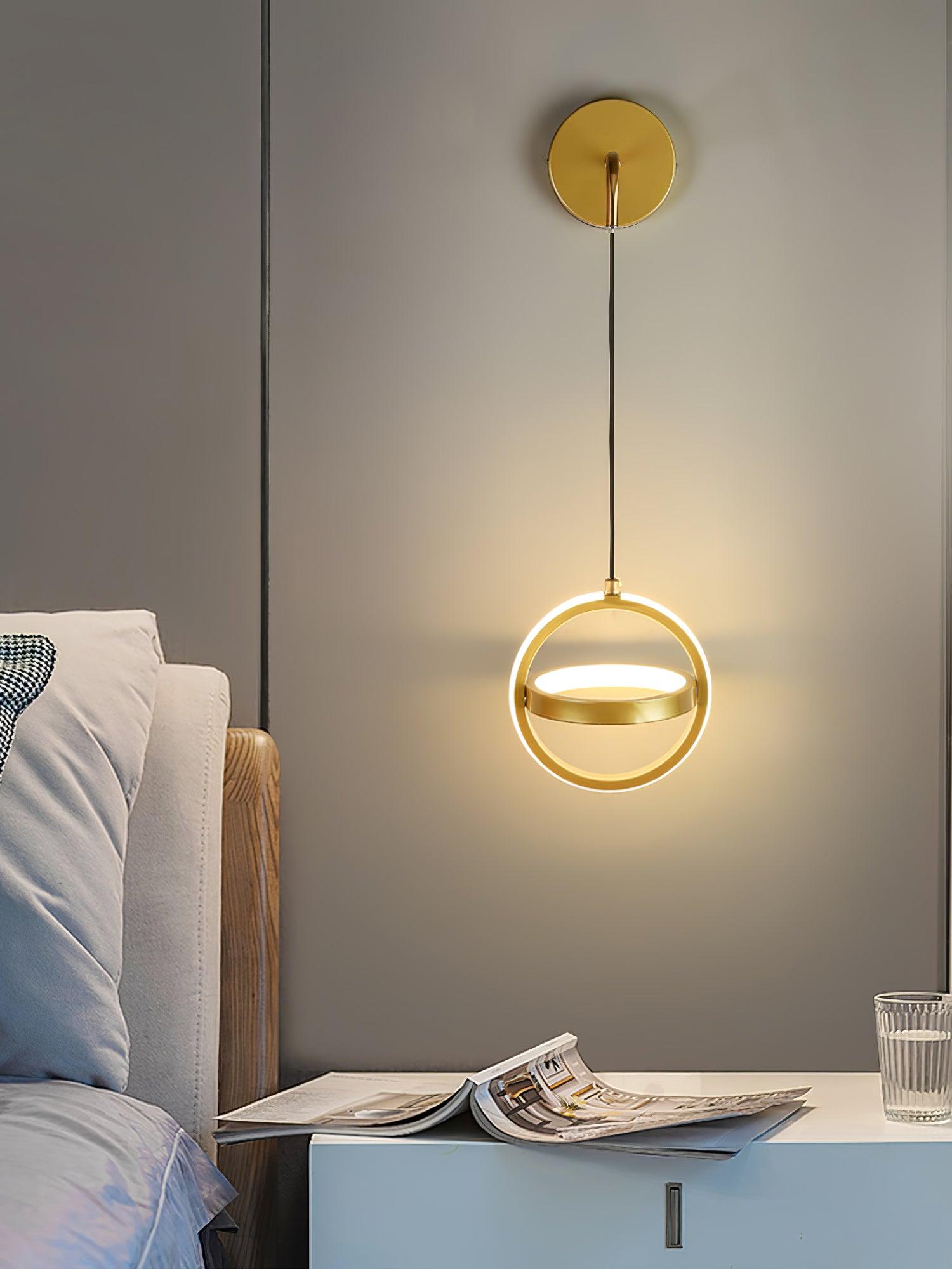 Oval Brass Wall Light - Lamp Outdoor