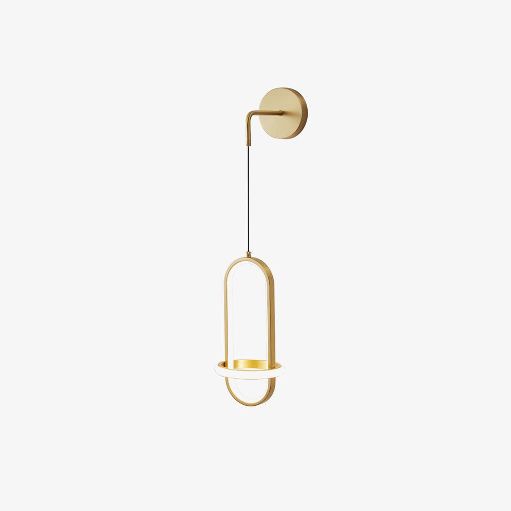 Oval Brass Wall Light - Lamp Outdoor