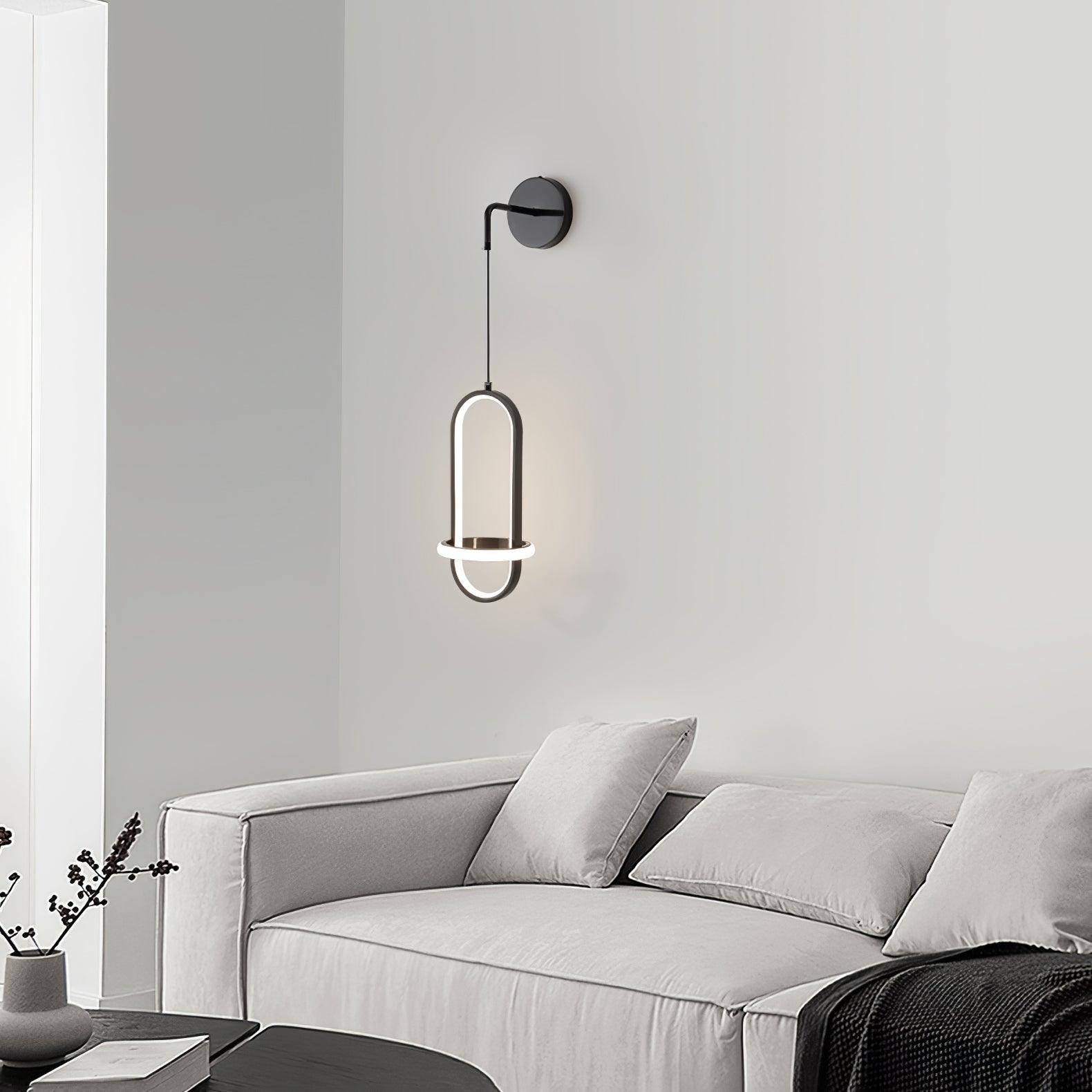 Oval Brass Wall Light - Lamp Outdoor