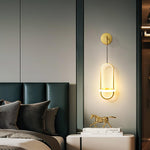 Oval Brass Wall Light - Lamp Outdoor