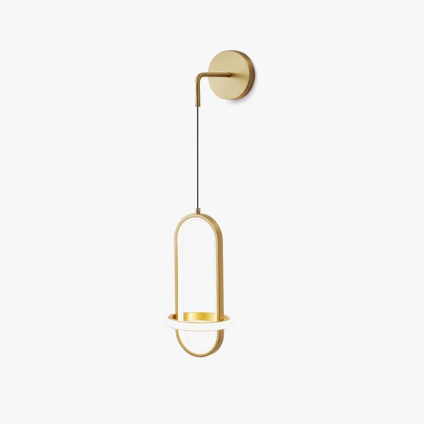 Oval Brass Wall Light - Lamp Outdoor