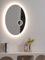 Ovariel Oval Mirror Metal Plastic Wall Light - Lamp Outdoor