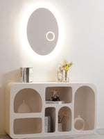 Ovariel Oval Mirror Metal Plastic Wall Light - Lamp Outdoor