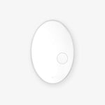 Ovariel Oval Mirror Metal Plastic Wall Light - Lamp Outdoor