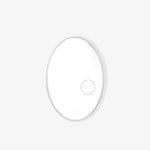 Ovariel Oval Mirror Metal Plastic Wall Light - Lamp Outdoor