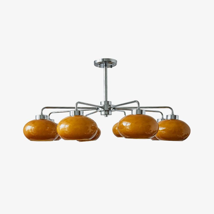 Oval Persimmon Chandelier - Lamp Outdoor