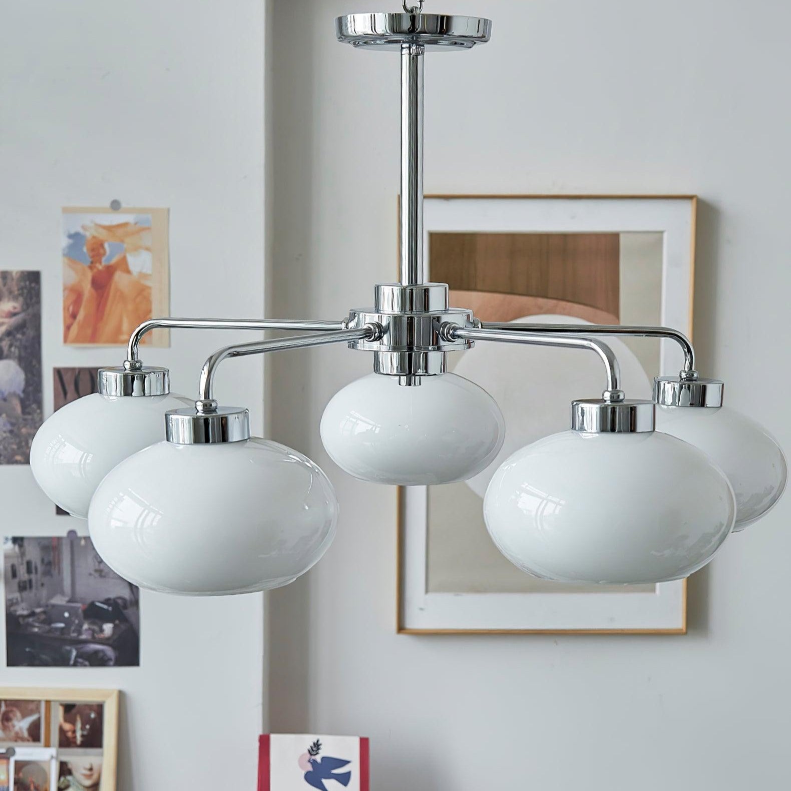 Oval Persimmon Chandelier - Lamp Outdoor