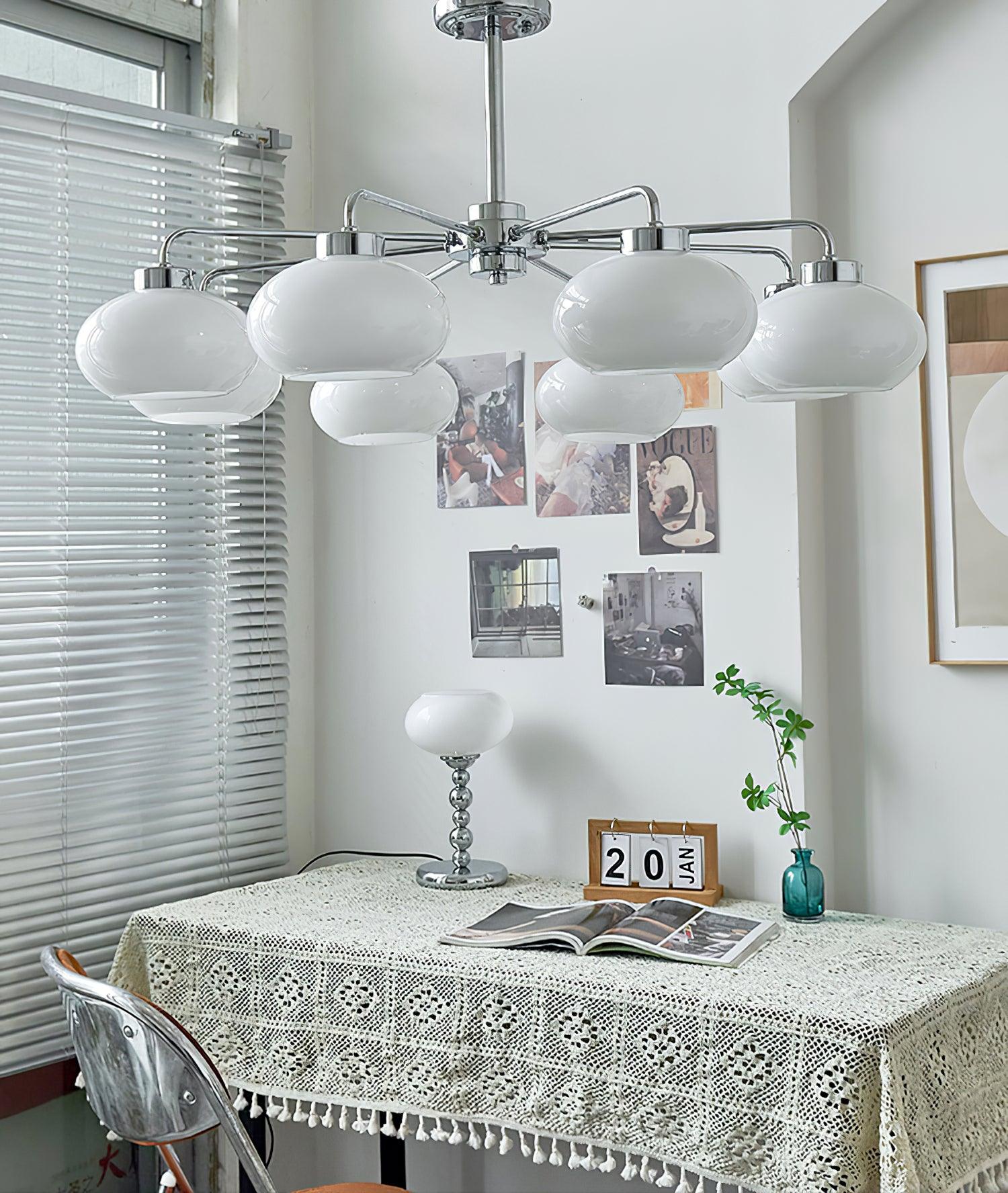 Oval Persimmon Chandelier - Lamp Outdoor