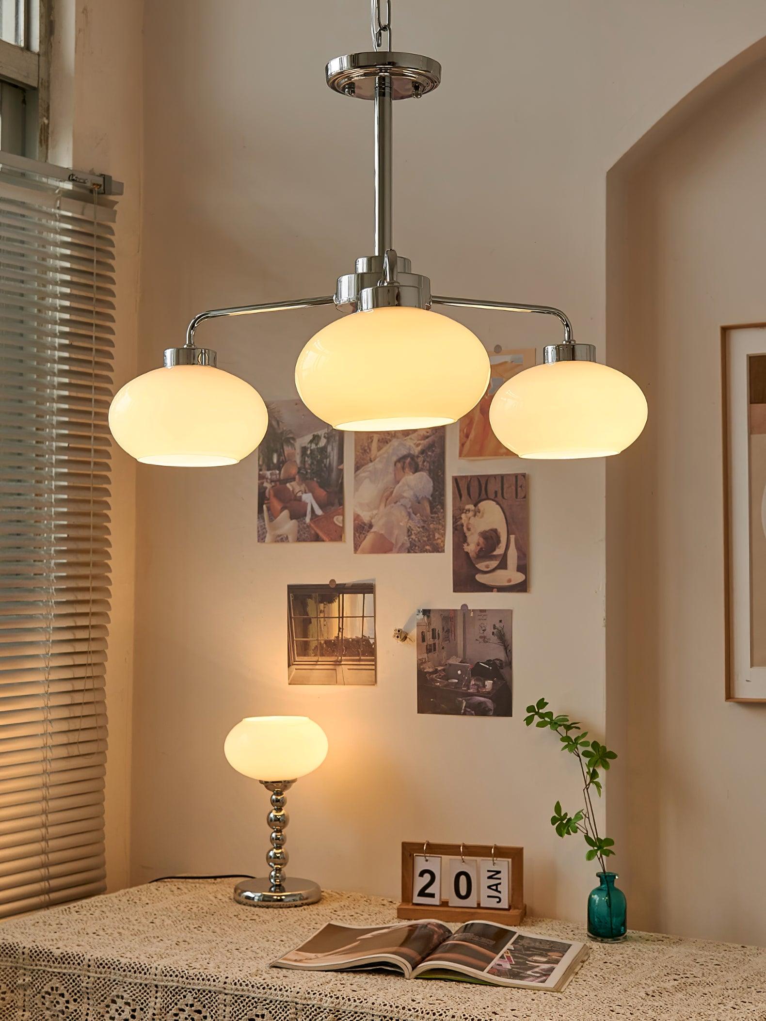 Oval Persimmon Chandelier - Lamp Outdoor