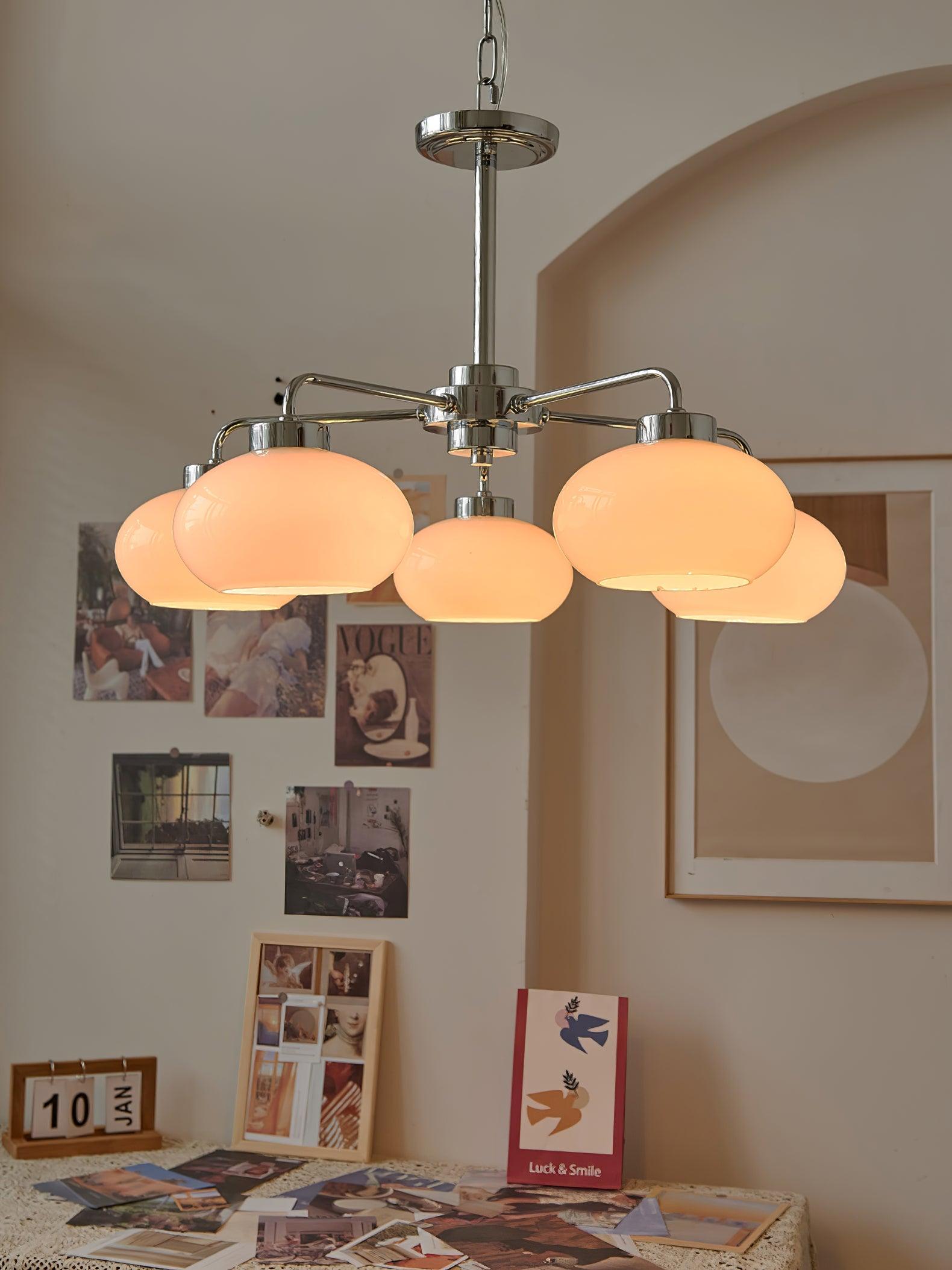 Oval Persimmon Chandelier - Lamp Outdoor