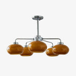 Oval Persimmon Chandelier - Lamp Outdoor