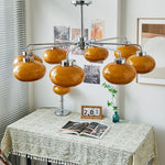 Oval Persimmon Chandelier - Lamp Outdoor