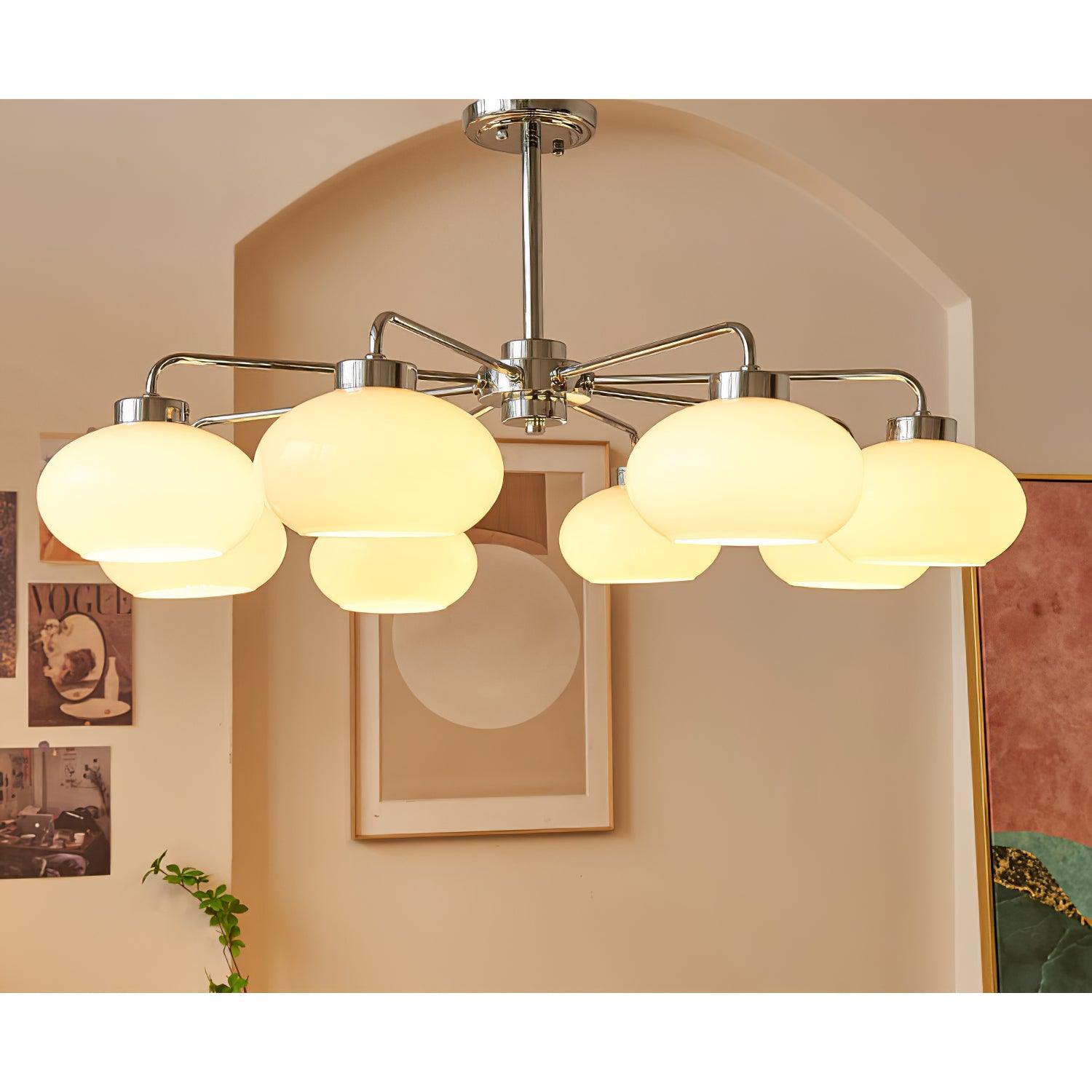 Oval Persimmon Chandelier - Lamp Outdoor