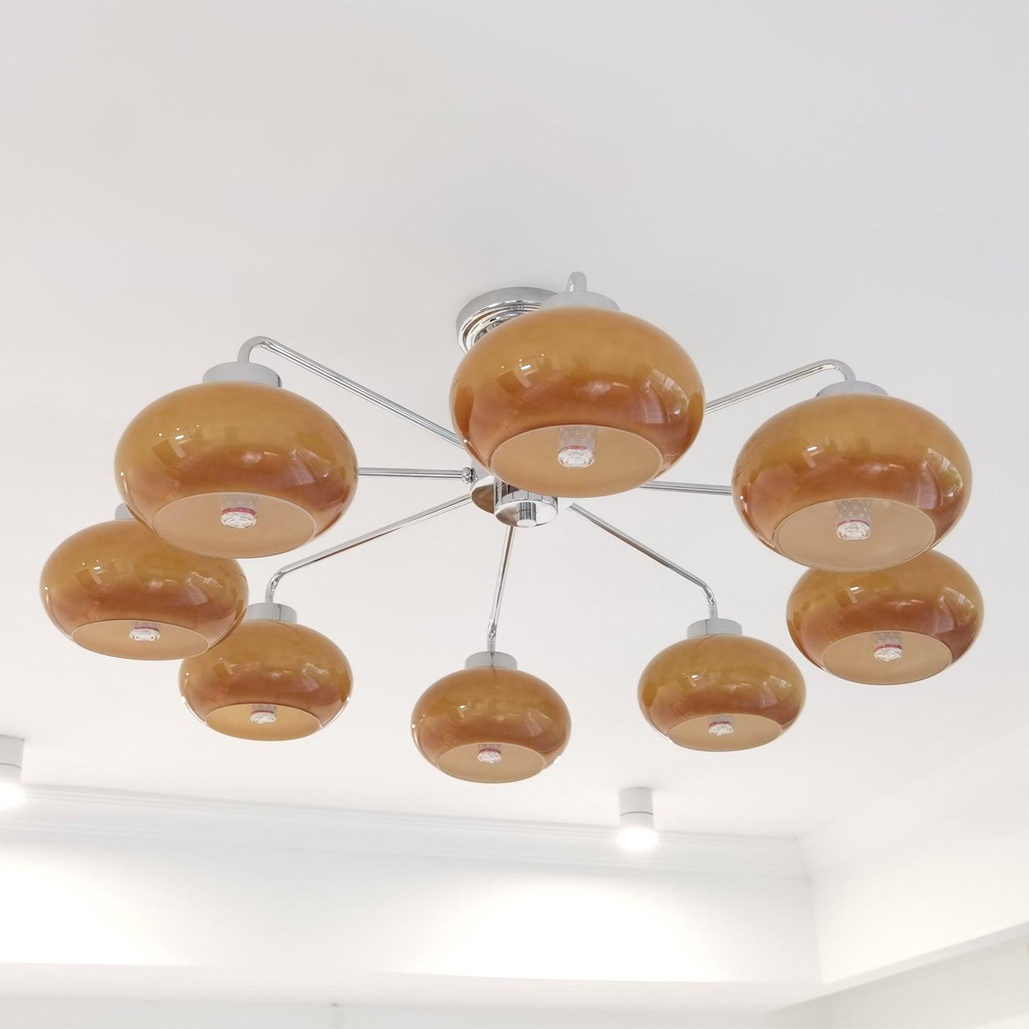 Oval Persimmon Chandelier - Lamp Outdoor