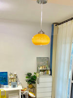 Oval Persimmon Pendant Light - Lamp Outdoor
