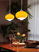 Oval Persimmon Pendant Light - Lamp Outdoor