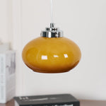 Oval Persimmon Pendant Light - Lamp Outdoor