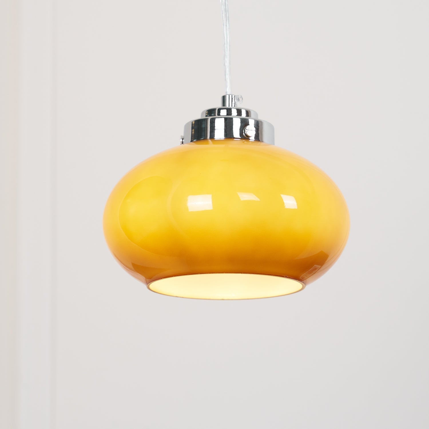 Oval Persimmon Pendant Light - Lamp Outdoor