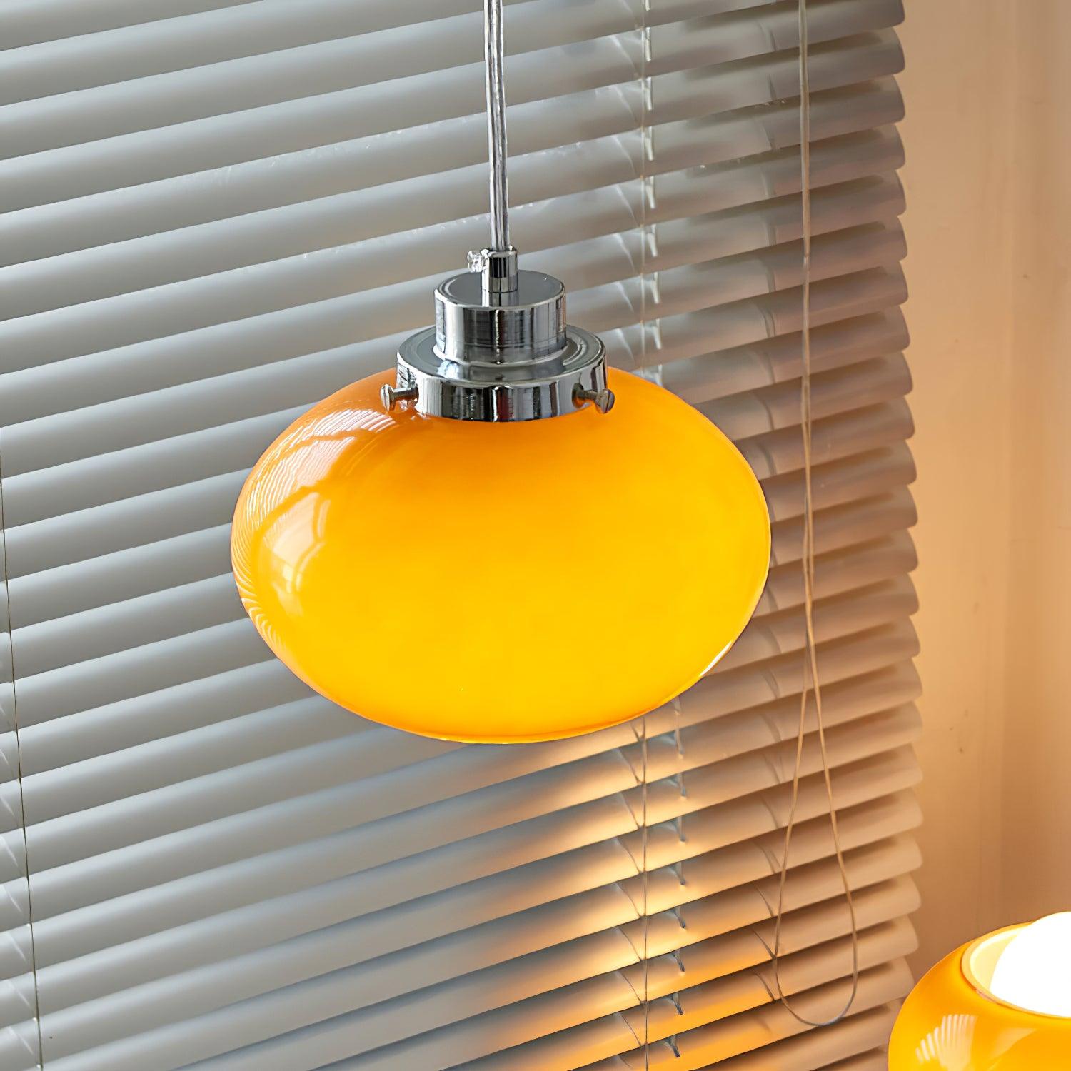 Oval Persimmon Pendant Light - Lamp Outdoor