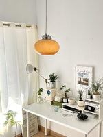 Oval Persimmon Pendant Light - Lamp Outdoor