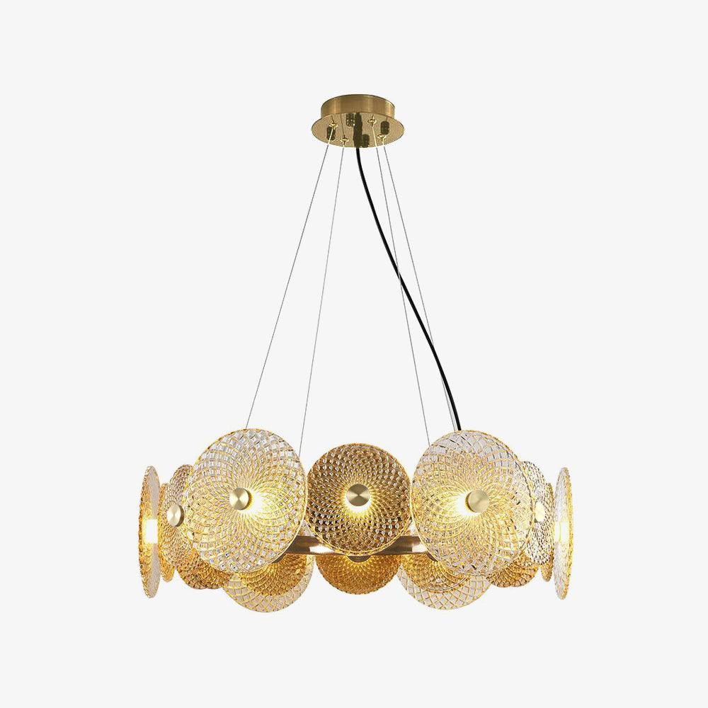 Zeveleth Postmodern Luxury Art Metal Crystal Chandelier - Lamp Outdoor