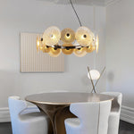 Zeveleth Postmodern Luxury Art Metal Crystal Chandelier - Lamp Outdoor