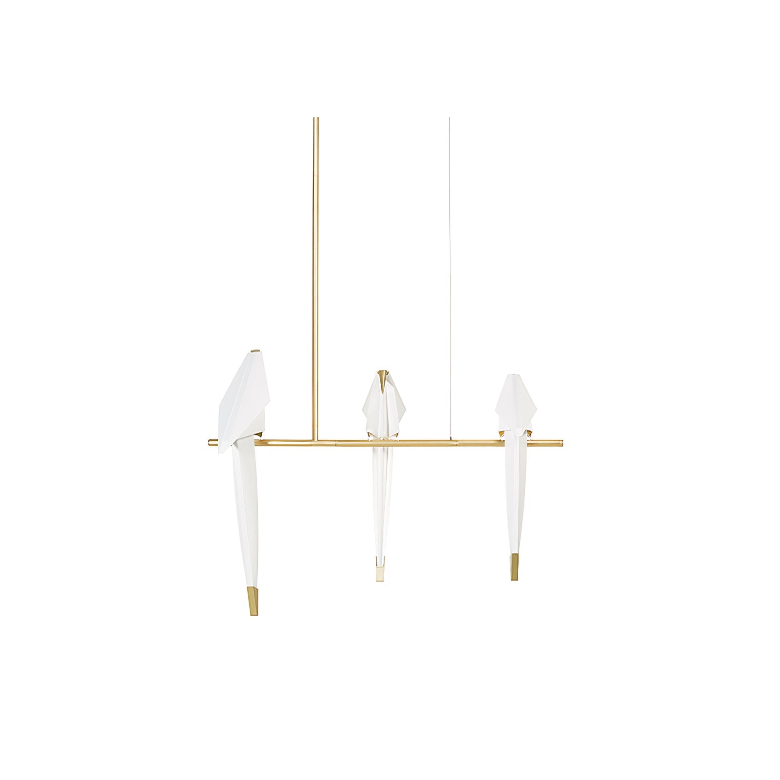 Paper Crane Bird LED Chandelier - Lamp Outdoor