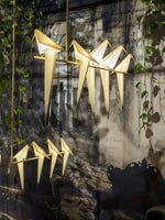 Paper Crane Bird LED Chandelier - Lamp Outdoor