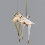 Paper Crane Bird LED Chandelier - Lamp Outdoor