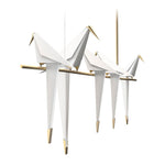 Paper Crane Bird LED Chandelier - Lamp Outdoor