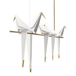 Paper Crane Bird LED Chandelier - Lamp Outdoor