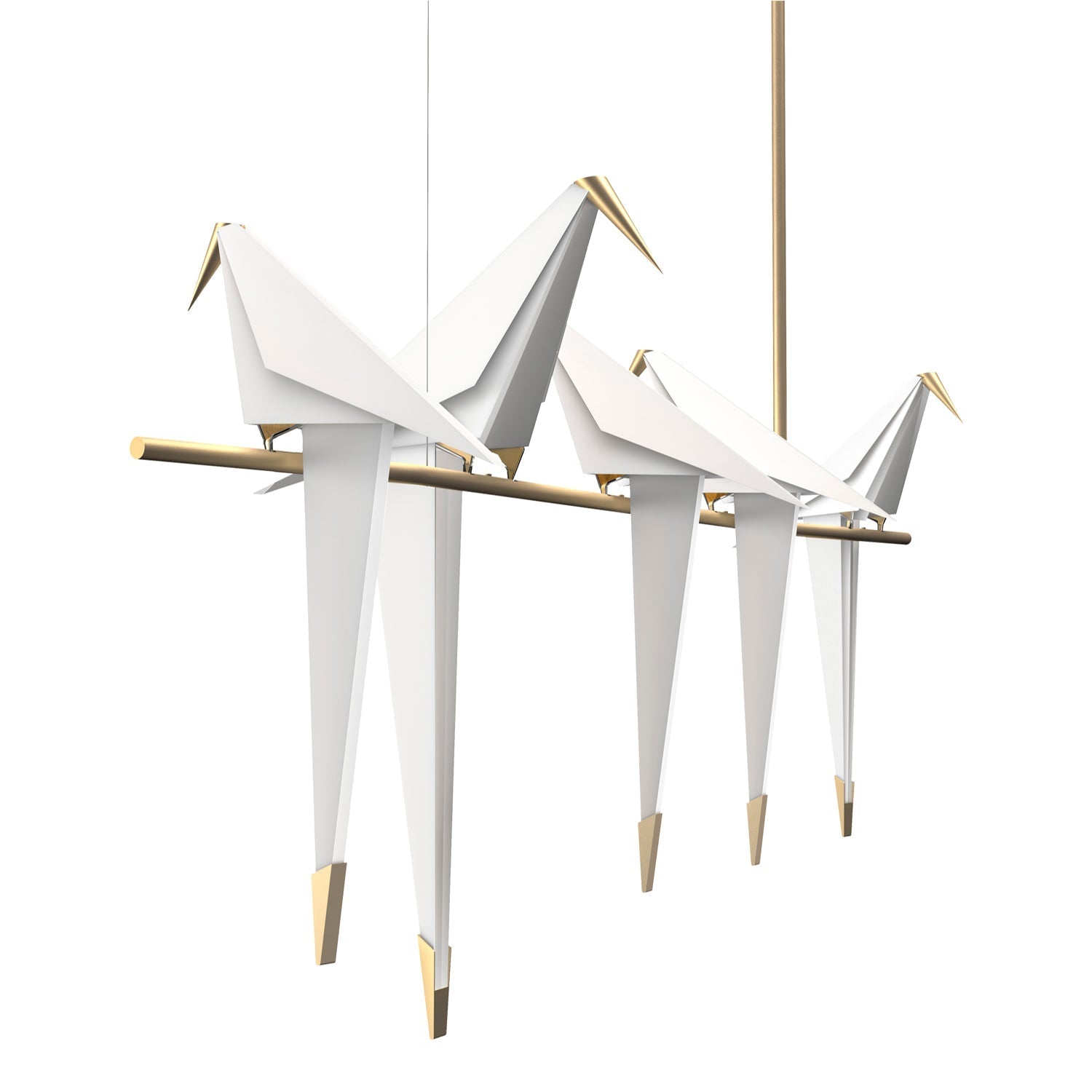 Paper Crane Bird LED Chandelier - Lamp Outdoor