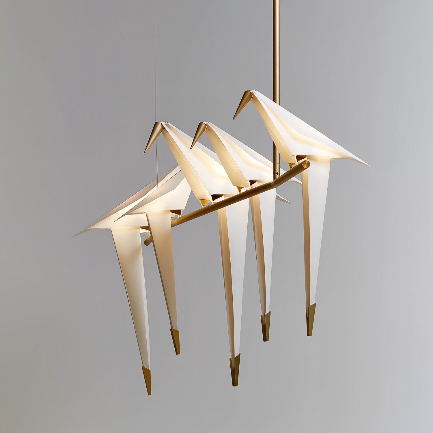 Paper Crane Bird LED Chandelier - Lamp Outdoor