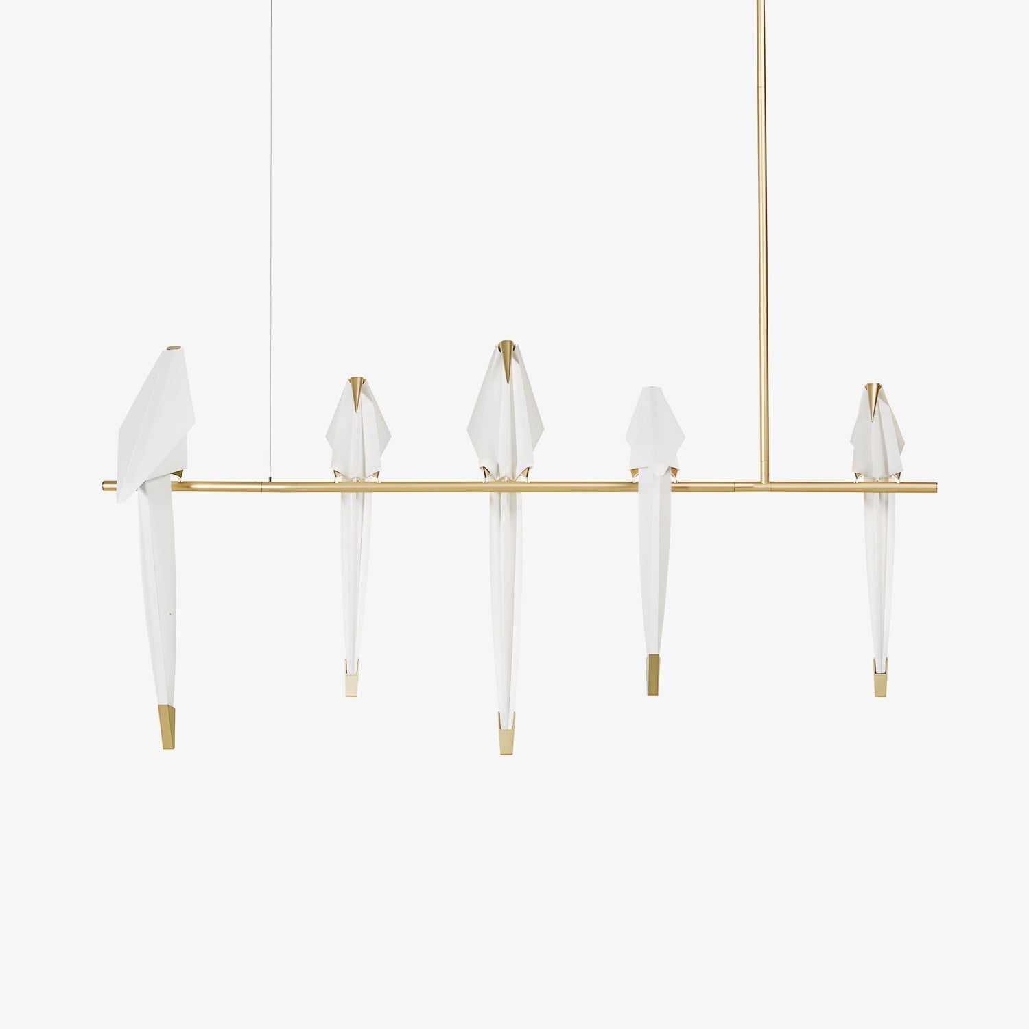 Paper Crane Bird LED Chandelier - Lamp Outdoor