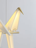 Paper Crane Bird LED Chandelier - Lamp Outdoor