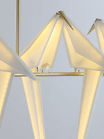 Paper Crane Bird LED Chandelier - Lamp Outdoor