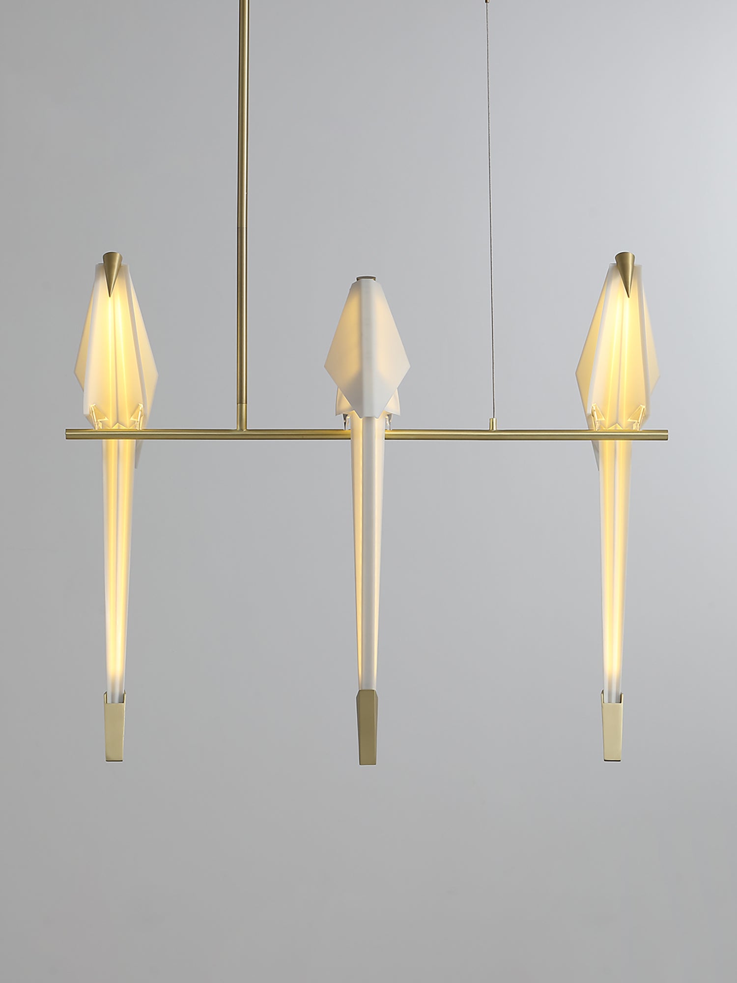 Paper Crane Bird LED Chandelier - Lamp Outdoor