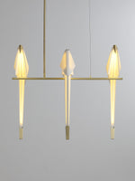 Paper Crane Bird LED Chandelier - Lamp Outdoor