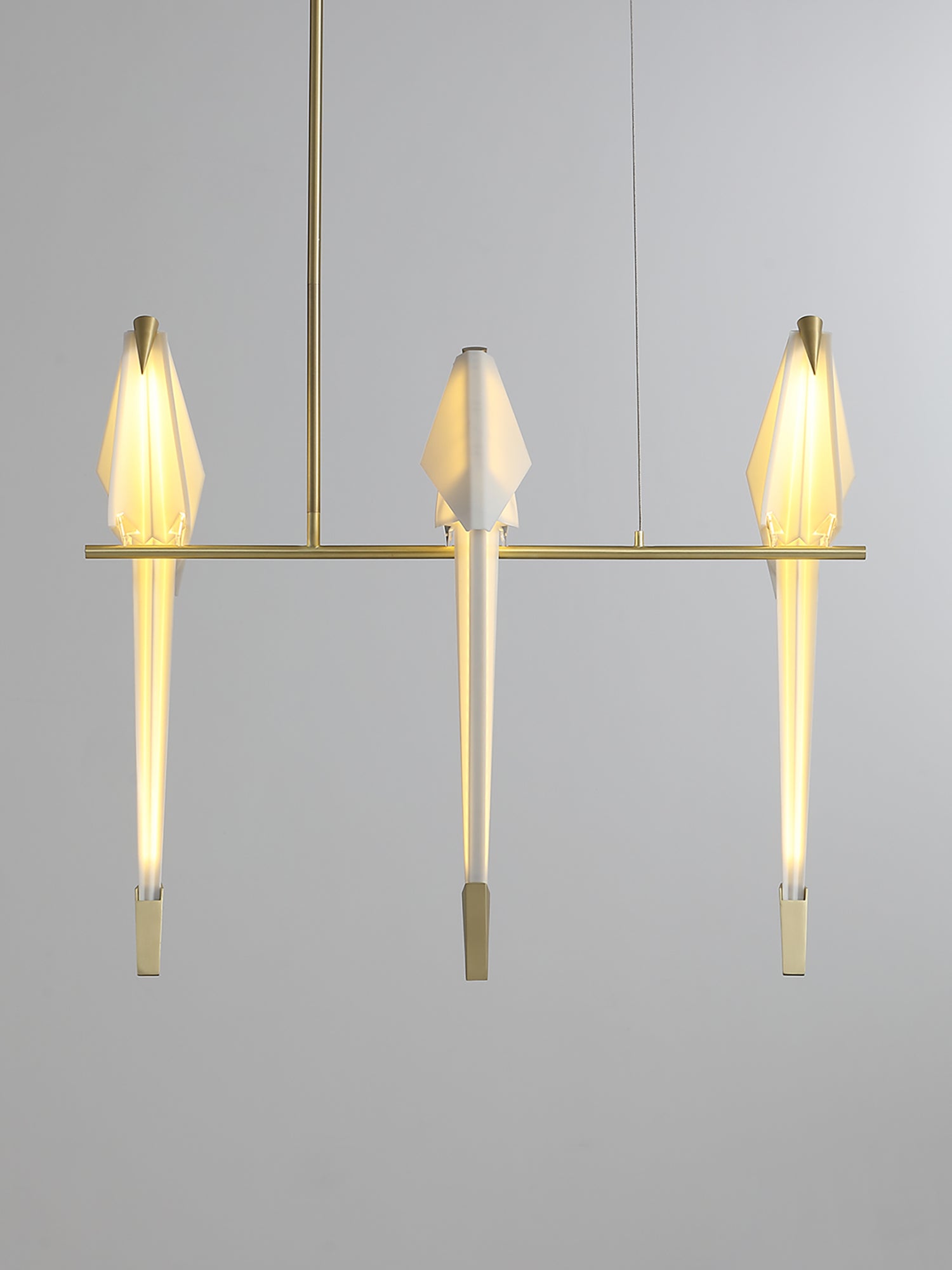 Paper Crane Bird LED Chandelier - Lamp Outdoor