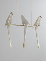 Paper Crane Bird LED Chandelier - Lamp Outdoor