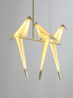 Paper Crane Bird LED Chandelier - Lamp Outdoor