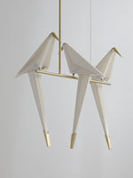 Paper Crane Bird LED Chandelier - Lamp Outdoor