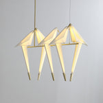 Paper Crane Bird LED Chandelier - Lamp Outdoor